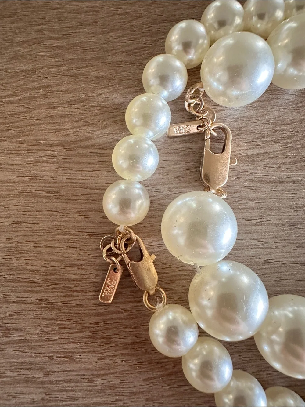 Zara Set of Two Faux Pearl Necklaces - Picture 4 of 4